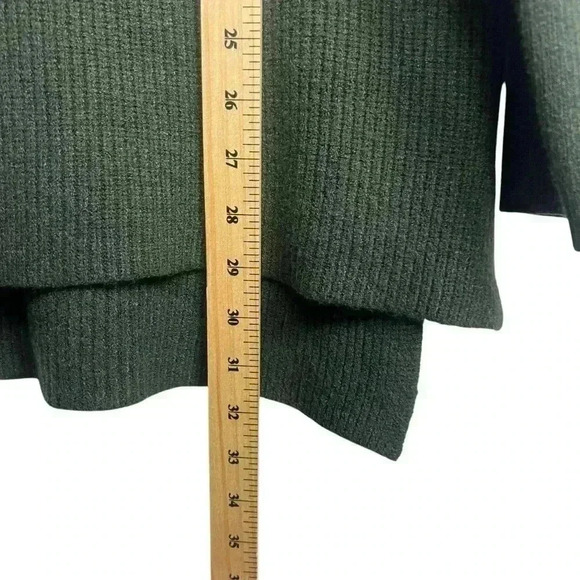 NWT Cyrus Knit Dark Green Pullover Cowl Neck Rayon  Sweater Womens Size Medium - Picture 13 of 14